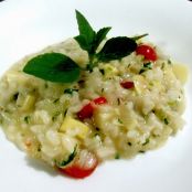 Risoto de palmito aos 3 queijos