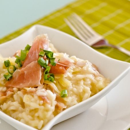 Risoto Havaiano de Abacaxi com Presunto Cru