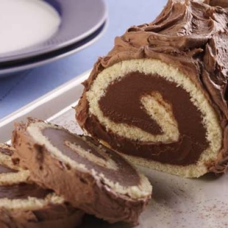 Rocambole de Chocolate