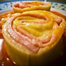 Rondelli recheado de presunto e queijo - Massa básica