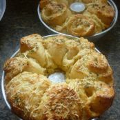 Rosca de queijo parmesão