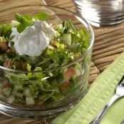 Salada com Coalhada