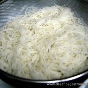 Salada de bifum - Etapa 1