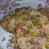 Arroz de forno com legumes 