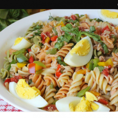 Macarrão gelado frango,frios e legumes