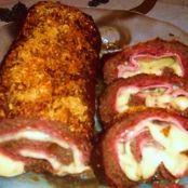 Rocambole de carne moída