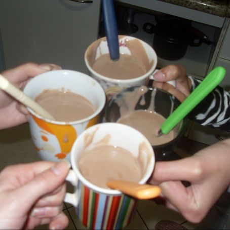 Chocolate quente cremoso