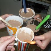 Chocolate quente cremoso