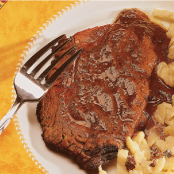 Alcatra ao molho de vinho