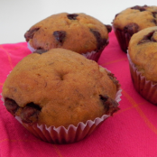 Muffin rápido de banana com goiabada