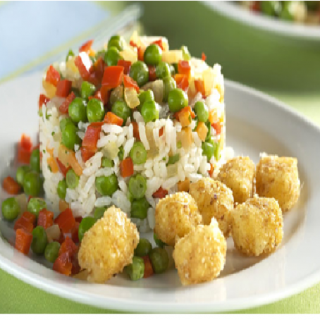 Arroz a Grega com Mussarela