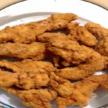 Tirinhas de frango empanadas (sequinhas)