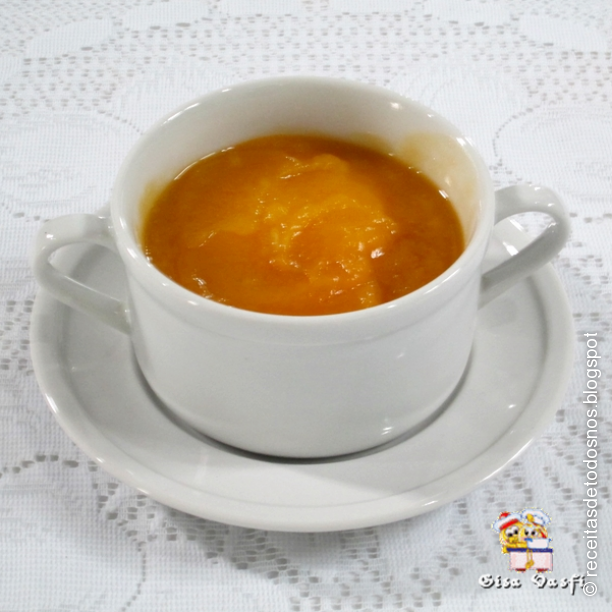 Sopa creme de cenouras