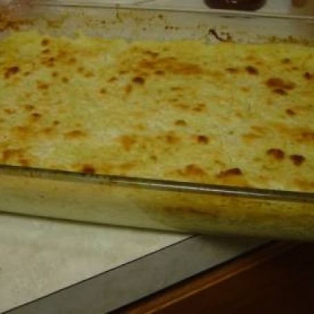 Souflé de Chuchu com Sardinha