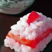 Sushi de morango