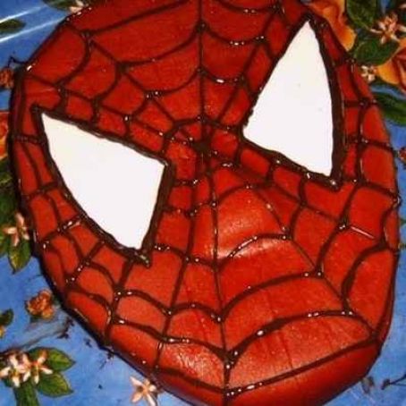 Bolo de Nutella do homem aranha