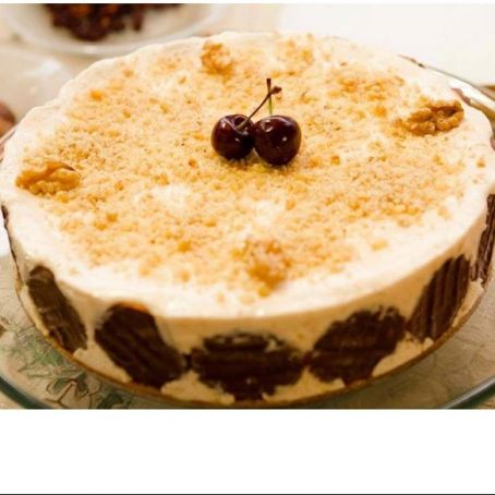 Torta cremosa de nozes dos Deuses
