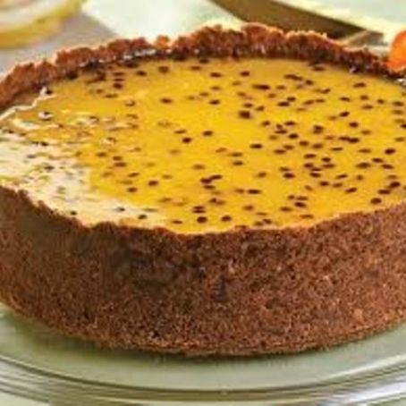 Torta de Maracujá com Chocolate