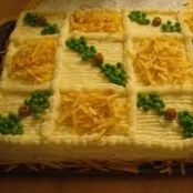 Torta salgada de pão de forma