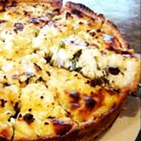 Torta integral de Espinafre, com ricota e requeijão - Light