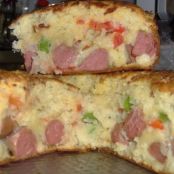 Cachorro quente de forno