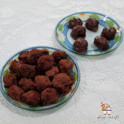 Trufas de chocolate ao conhaque