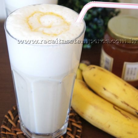 Vitamina de Banana com Mel