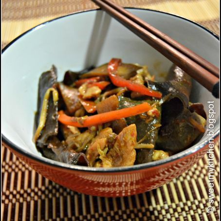 Salteado de frango asiático