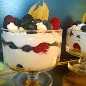 Trifle de frutos silvestres - Etapa 1
