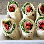 Wraps de Omelete com Requeijão e Espinafres