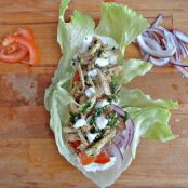 Wrap de Frango em Folha de Alface - Etapa 4