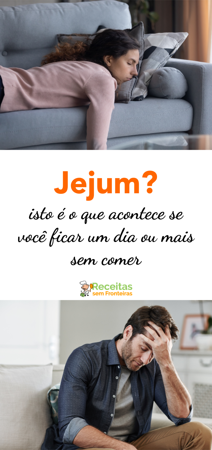 Isso é o que acontece com você se ficar um dia sem comer