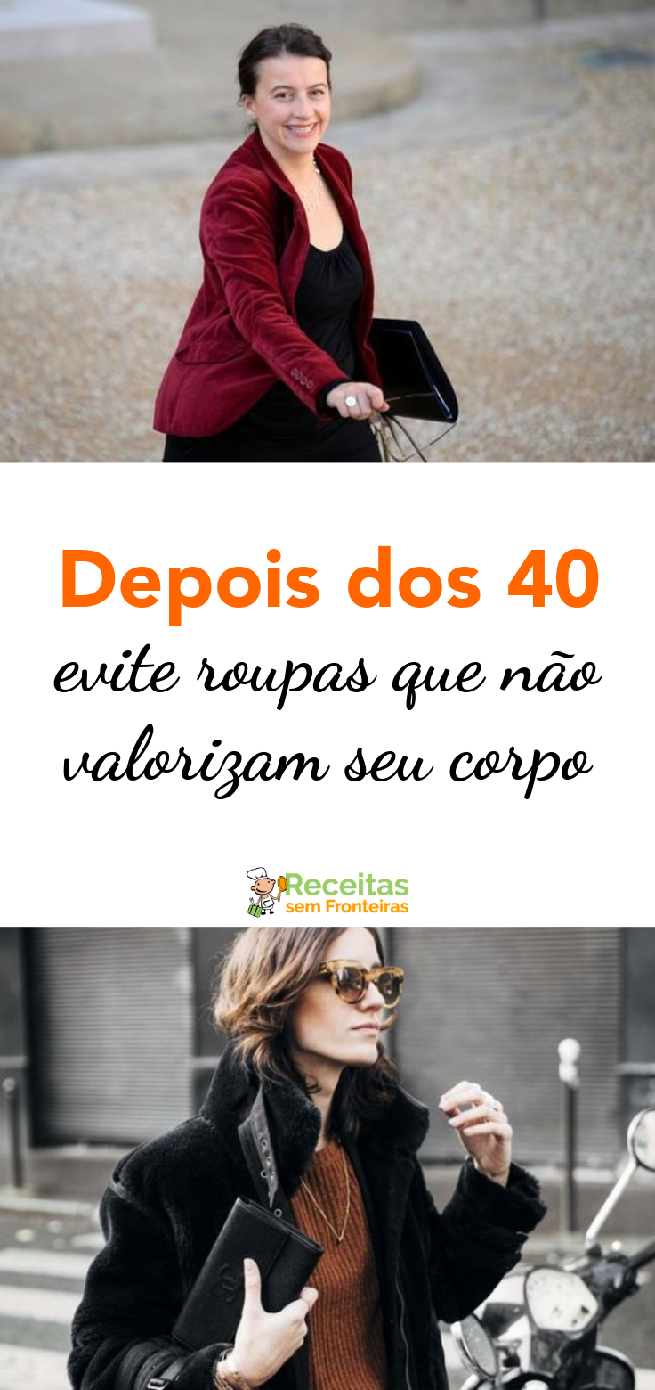 Estes DETALHES ENVELHECEM: Aqui está o que EVITAR VESTIR DEPOIS dos 40