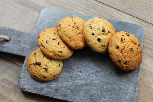 COOKIES DE ABÓBORA COM GOTAS DE CHOCOLATE